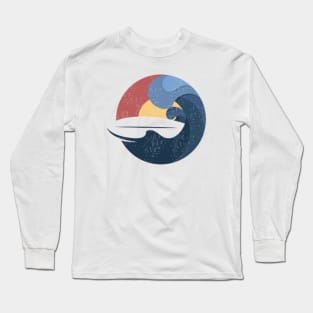 Surfboard sunset Long Sleeve T-Shirt